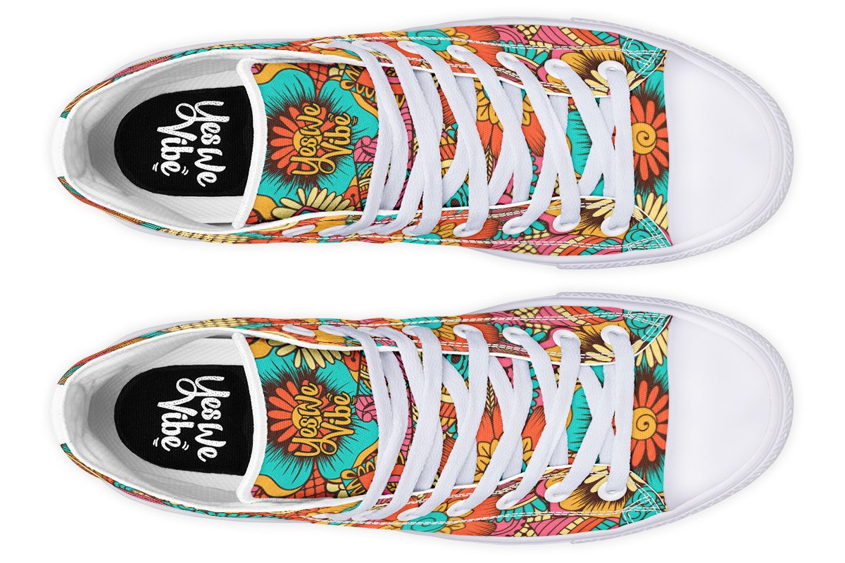 Cartoon Style Floral Pattern