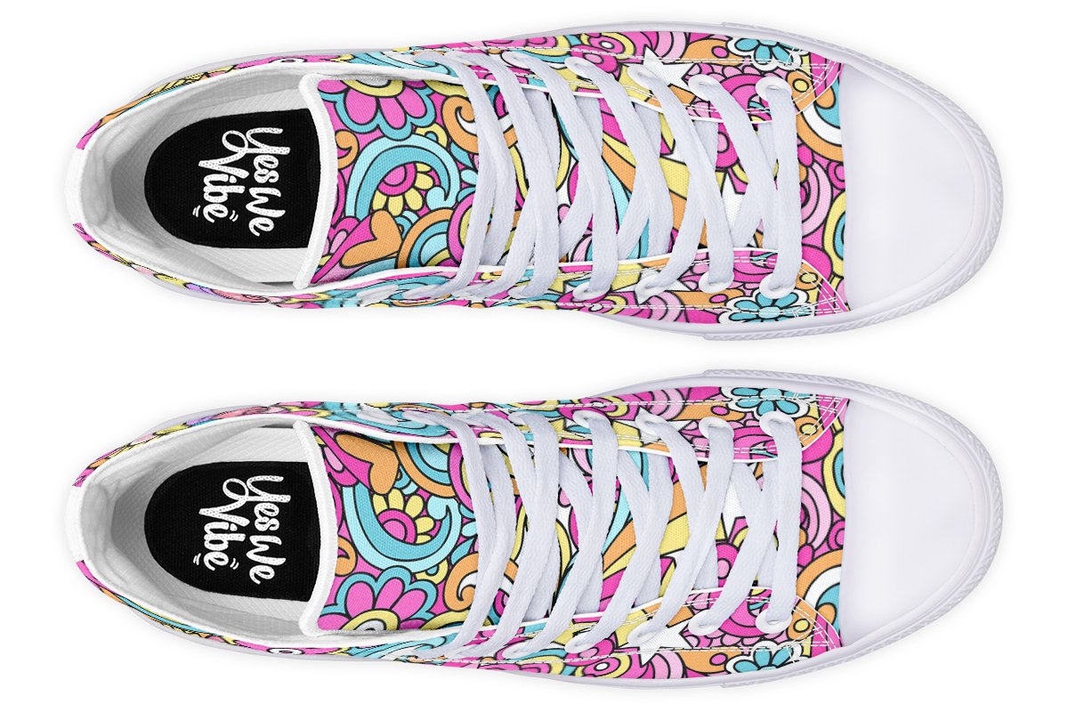 Cartoon Unicorn And Peace