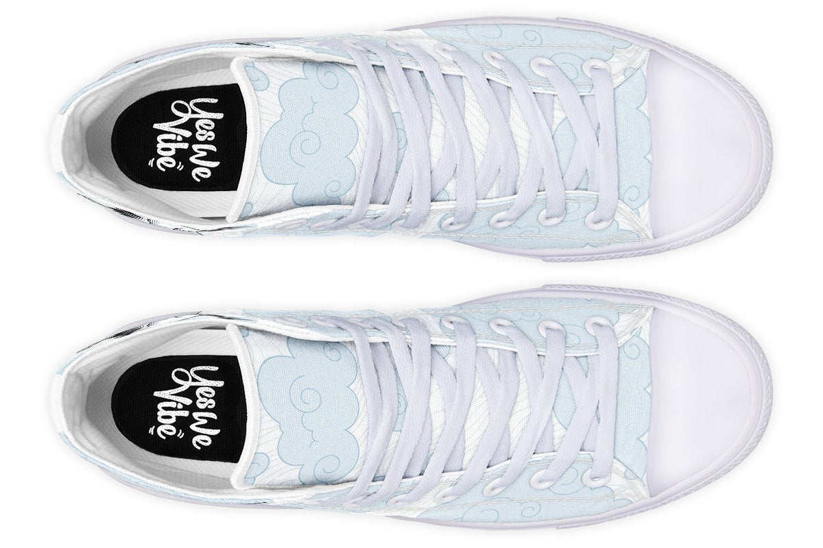 Cute Cranes And Clouds