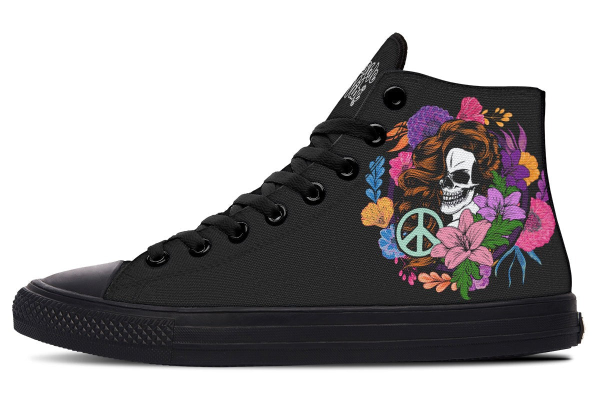 Gypsy Skull Peace Plain Black