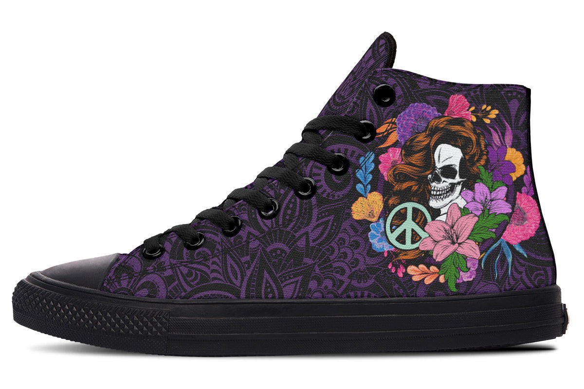 Gypsy Skull Peace Violet