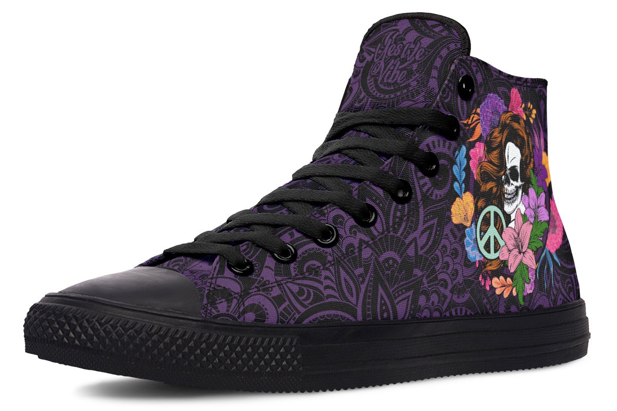 Gypsy Skull Peace Violet