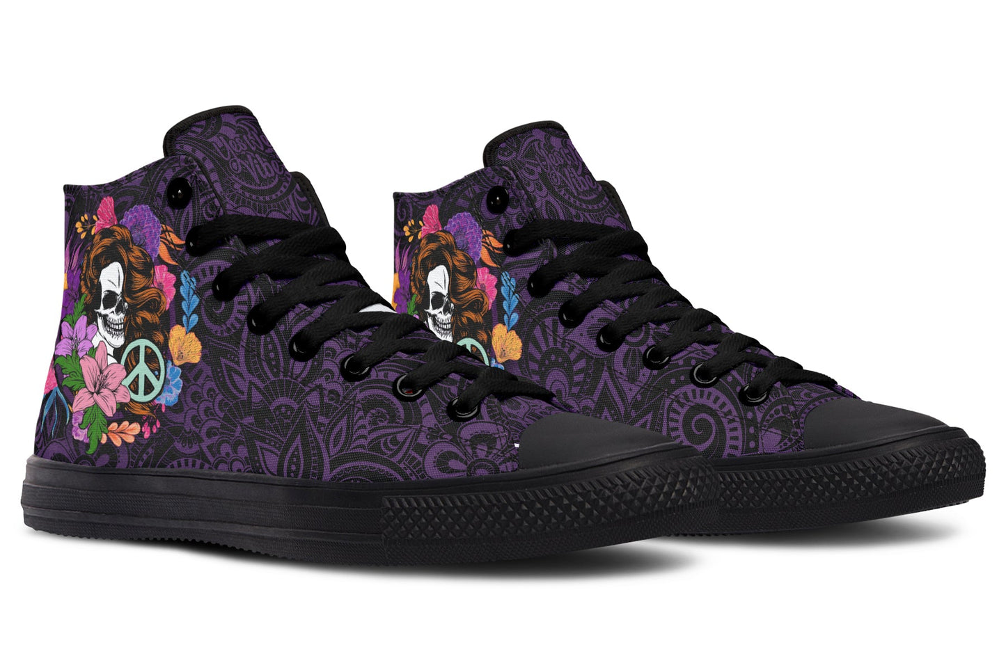 Gypsy Skull Peace Violet