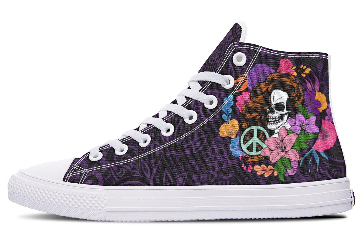 Gypsy Skull Peace Violet