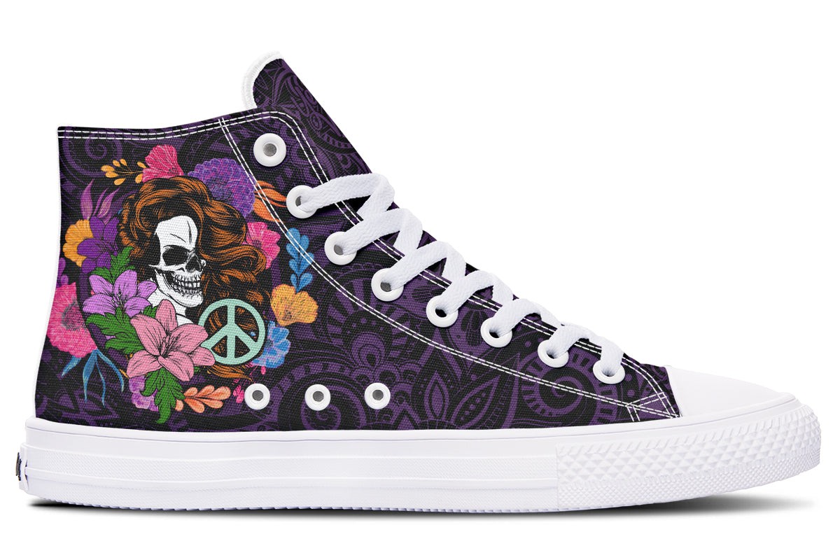 Gypsy Skull Peace Violet