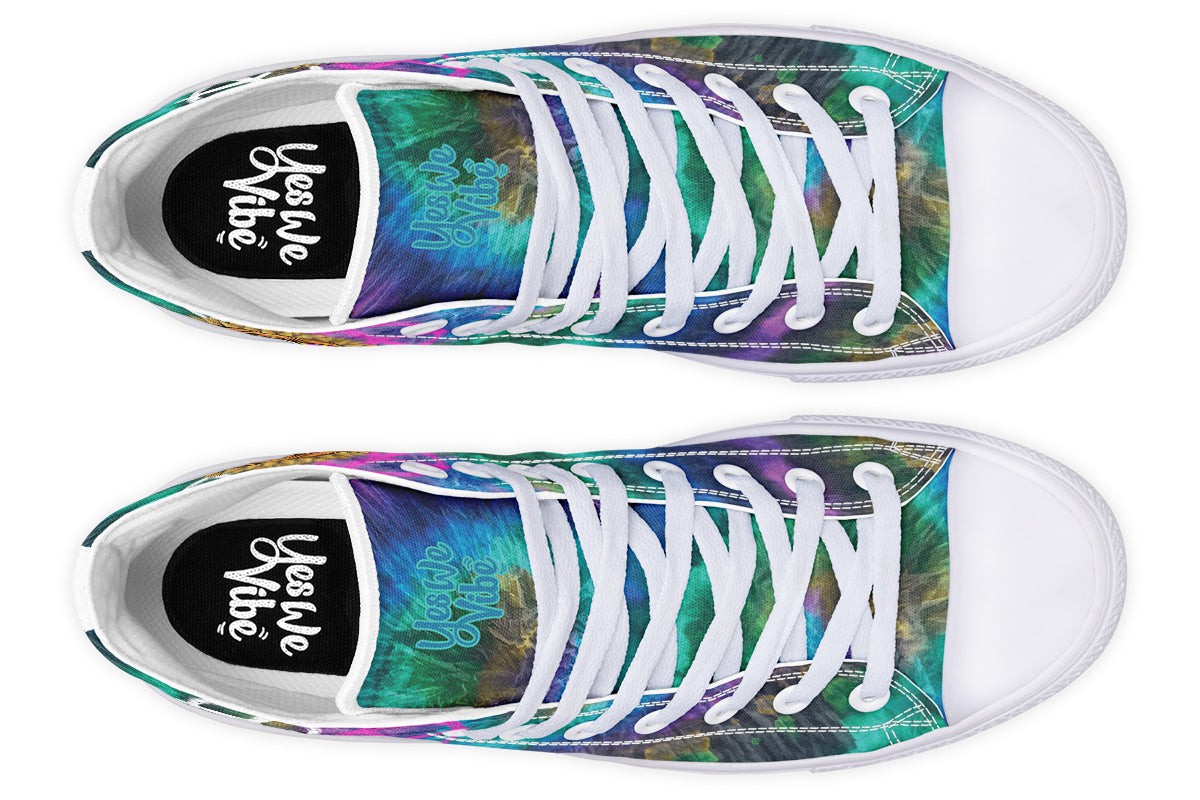 Hippie Happy Skull Sunflower Purple Tie Dye