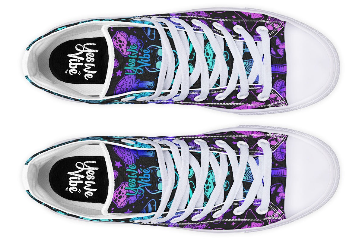 Mushrooms And Skulls