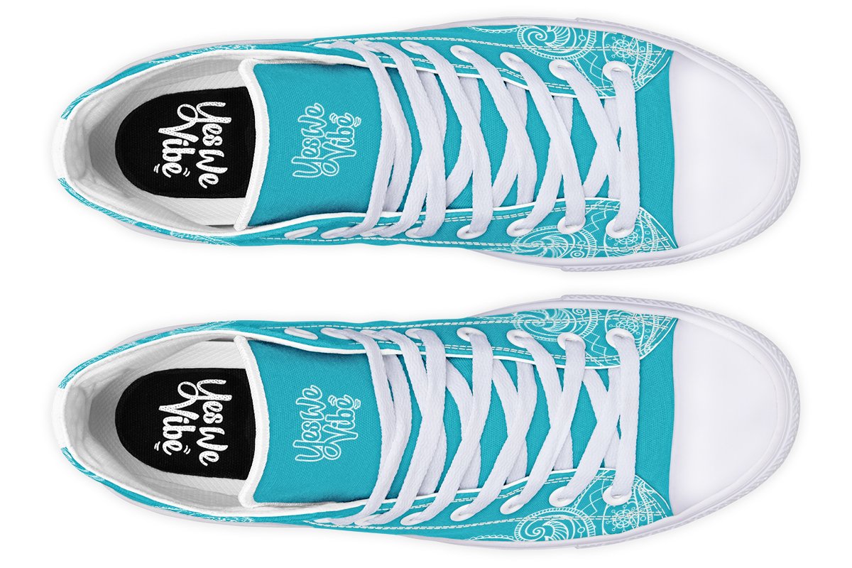 Turquoise Mehndi Pattern