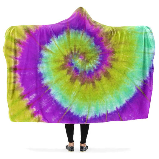 Pale Purple Yellow Tie Dye