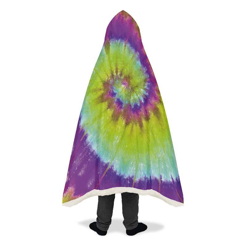 Pale Purple Yellow Tie Dye