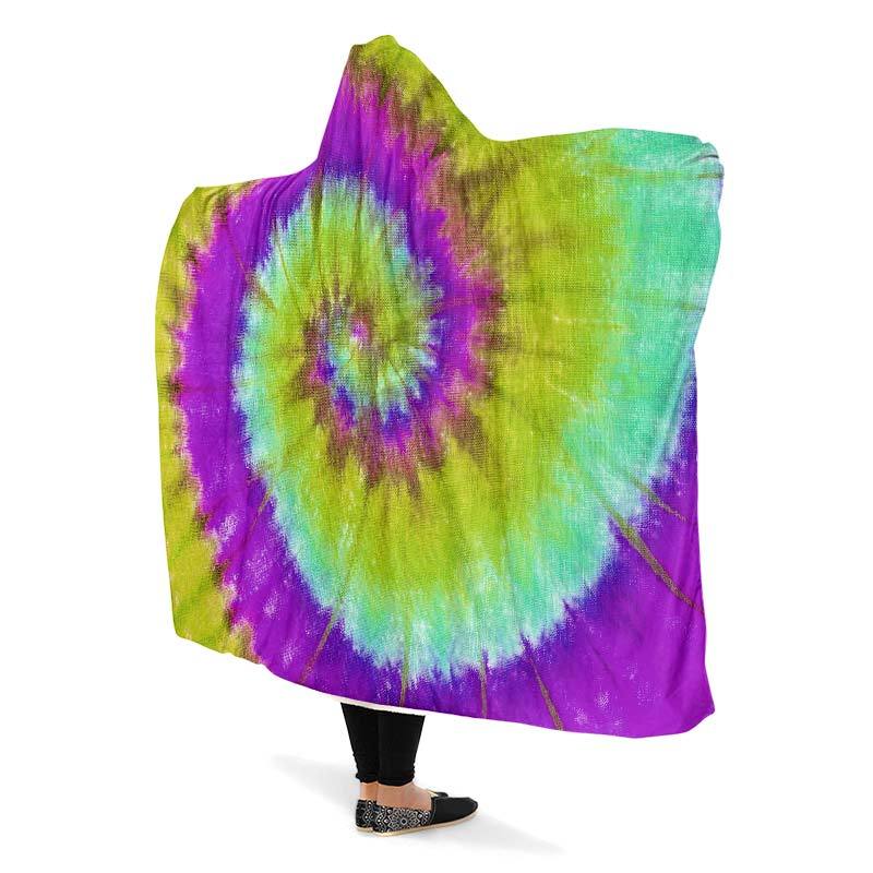 Pale Purple Yellow Tie Dye