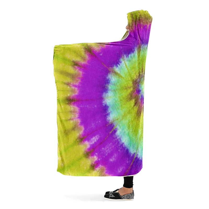 Pale Purple Yellow Tie Dye