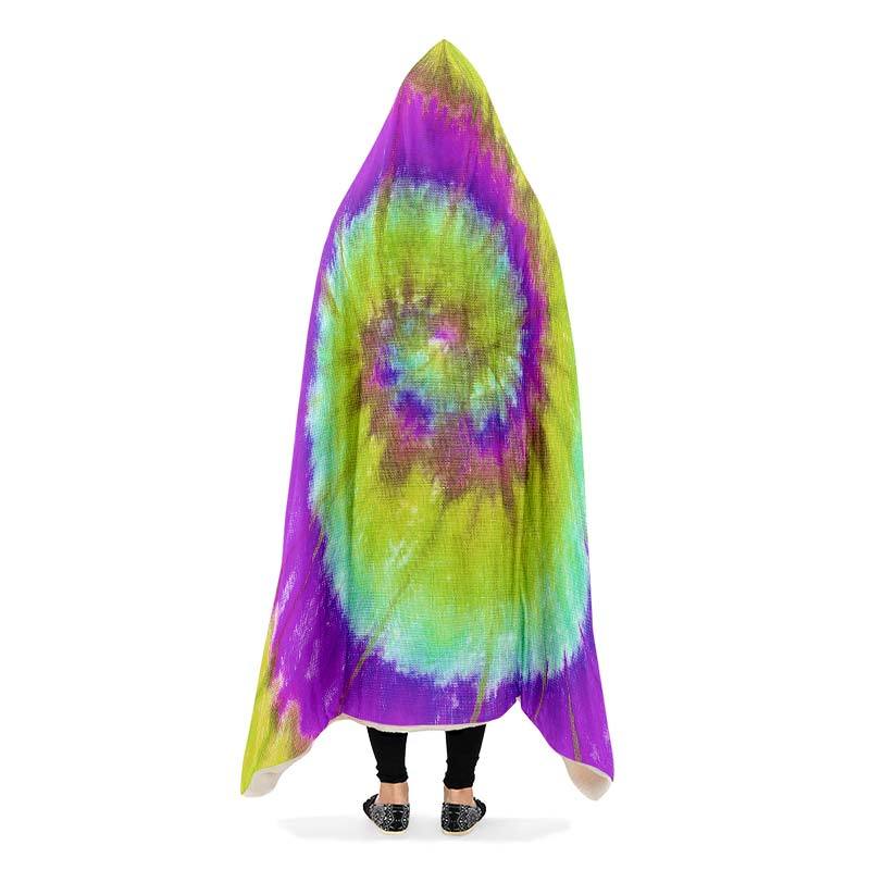 Pale Purple Yellow Tie Dye