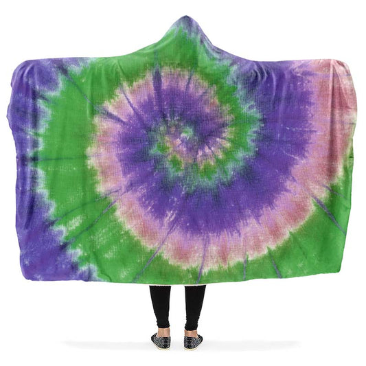 Purple Green Tie Dye