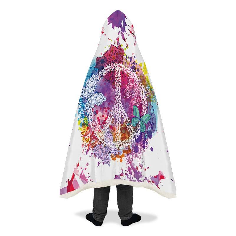 Colorful Peace and Butterflies