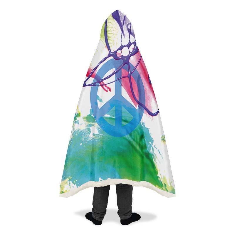 Peace Violet Paint Splash