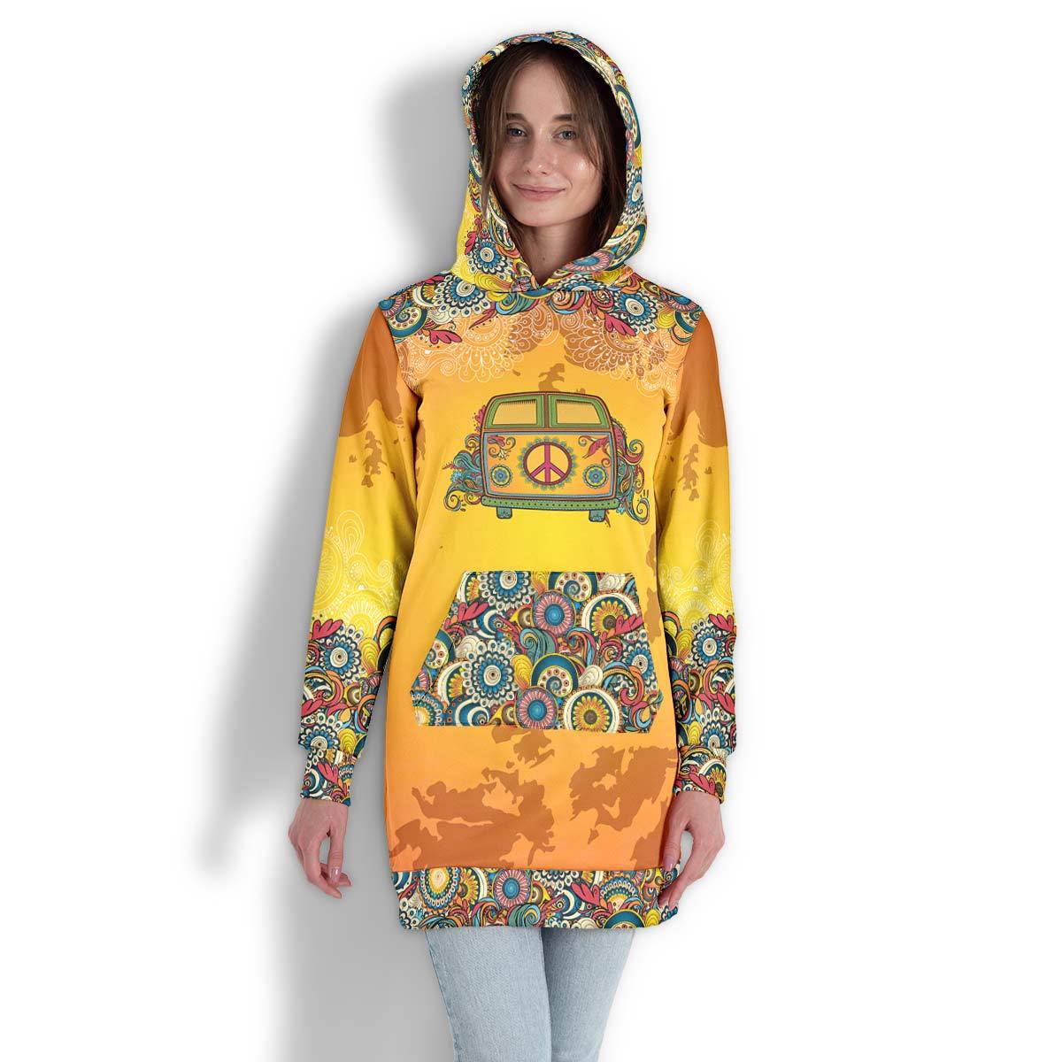 Colorful Hippie Van
