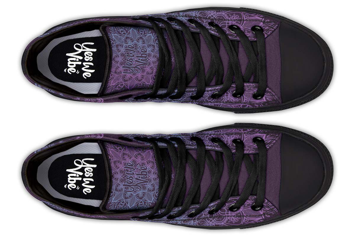 Purple Dream Catcher And Mandala