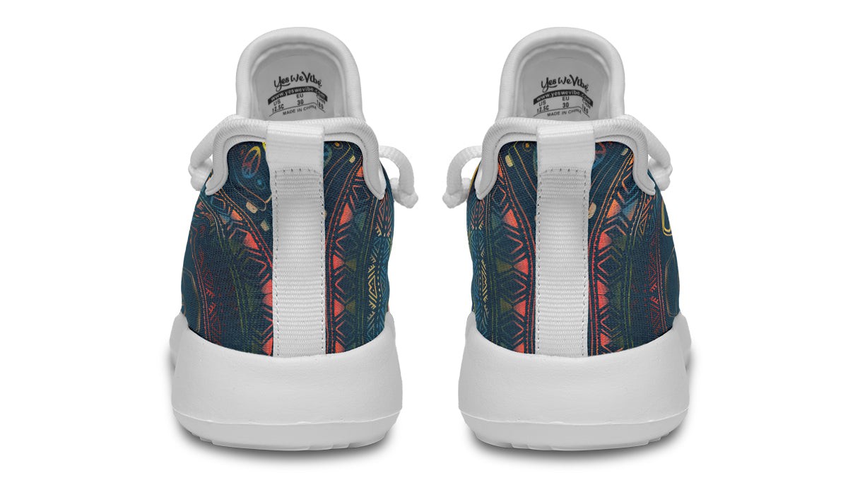 Abstract Color Hippie Bus