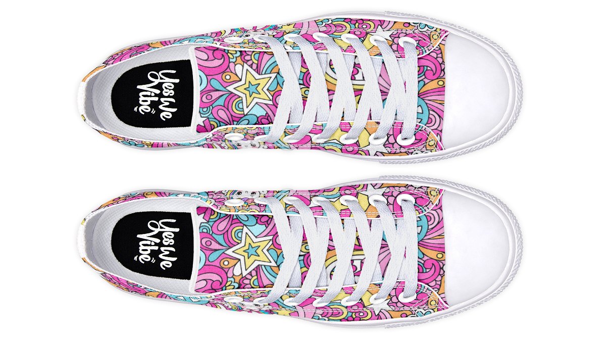 Cartoon Unicorn And Peace