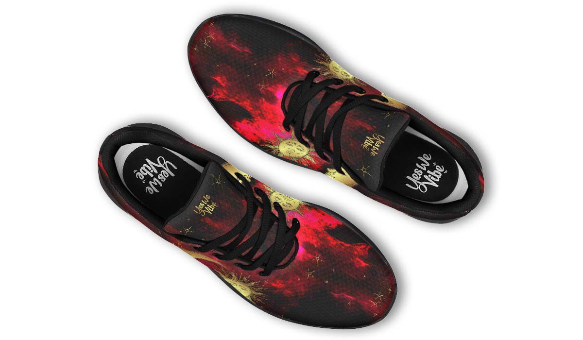 Sparkling Sun And Moon Red