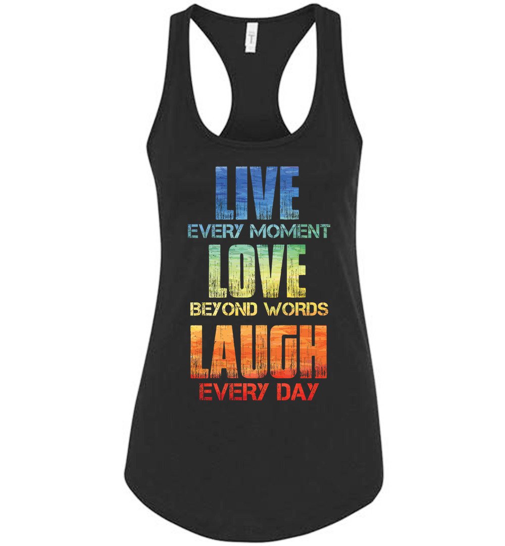 Live Love Laugh Colorful