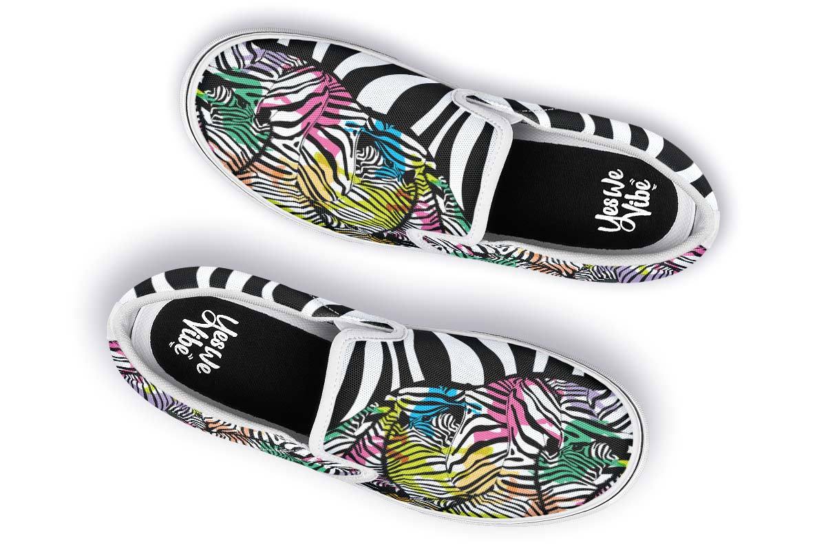 Colorful Zebras And Pattern