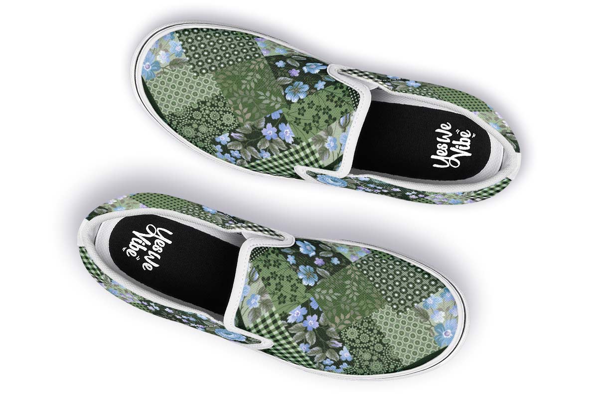 Flower Stripes Blue Rose