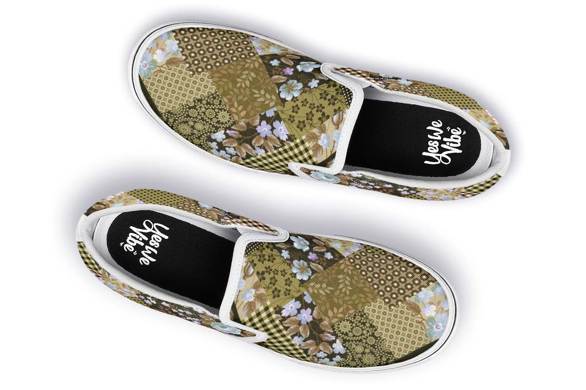 Flower Stripes White Rose