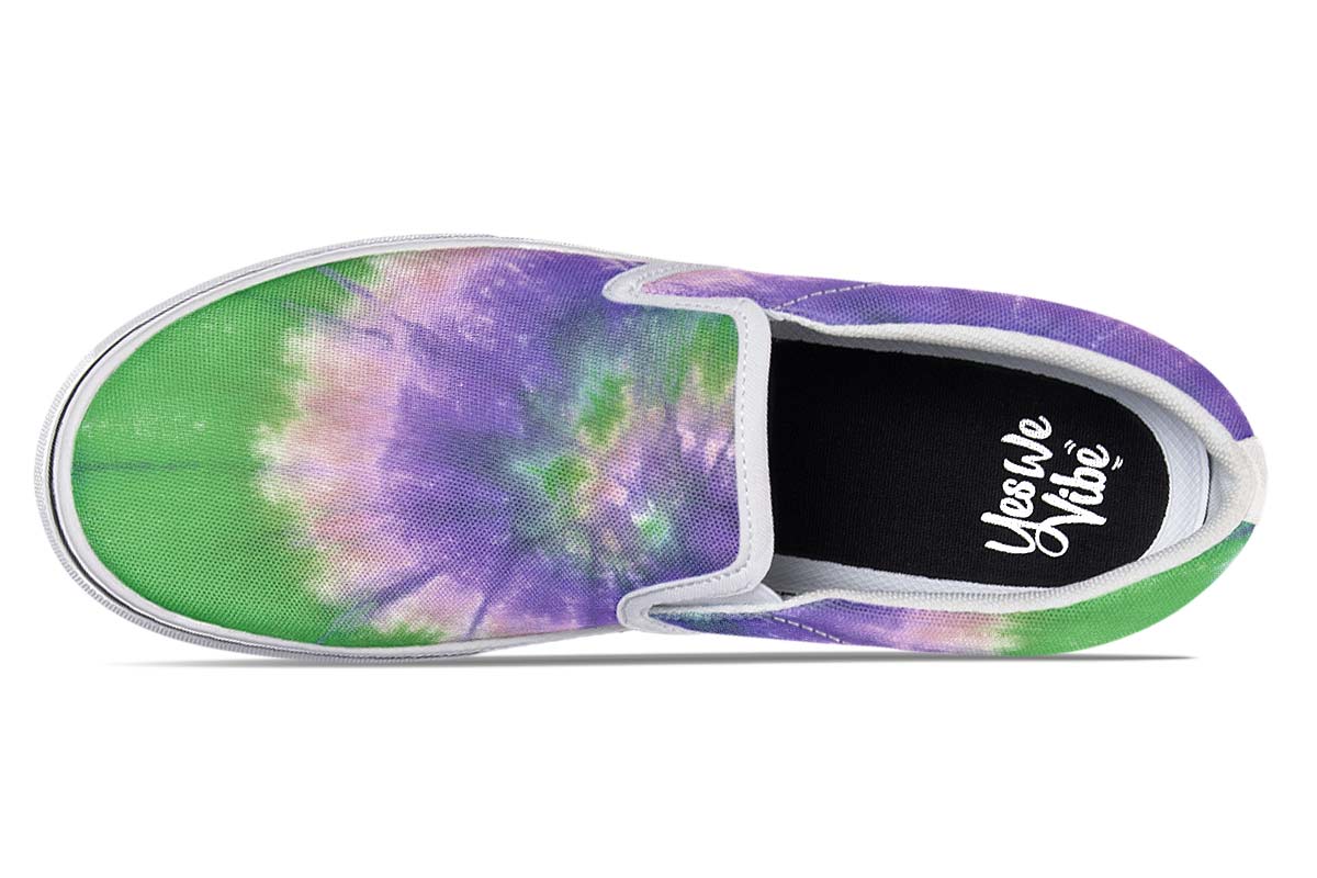 Purple Green Tiedye