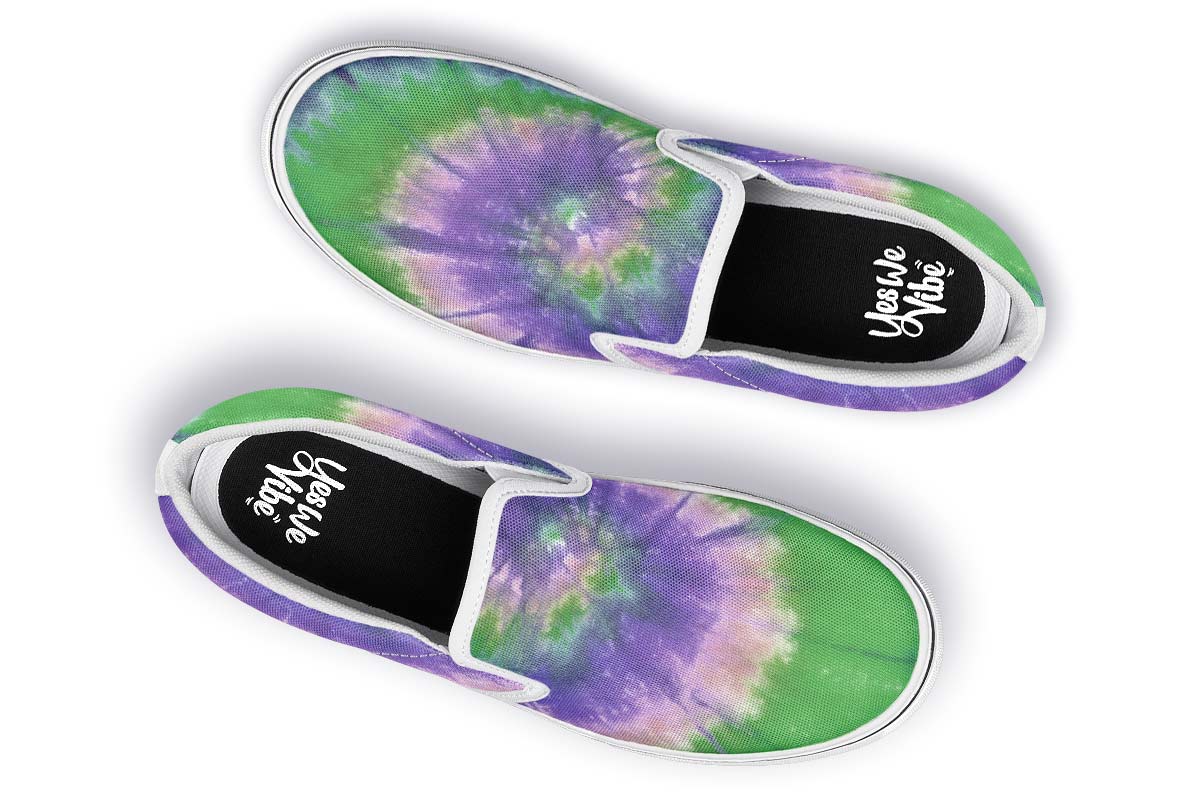 Purple Green Tiedye