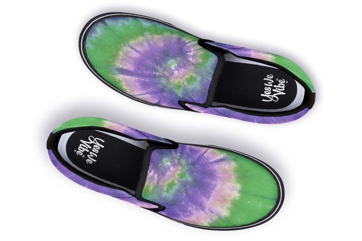 Purple Green Tiedye