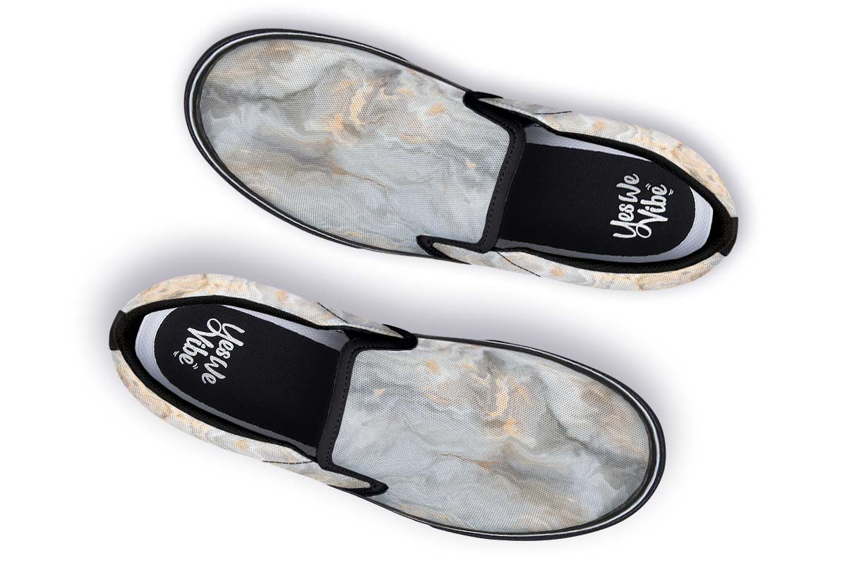 White Grey Gold Marble