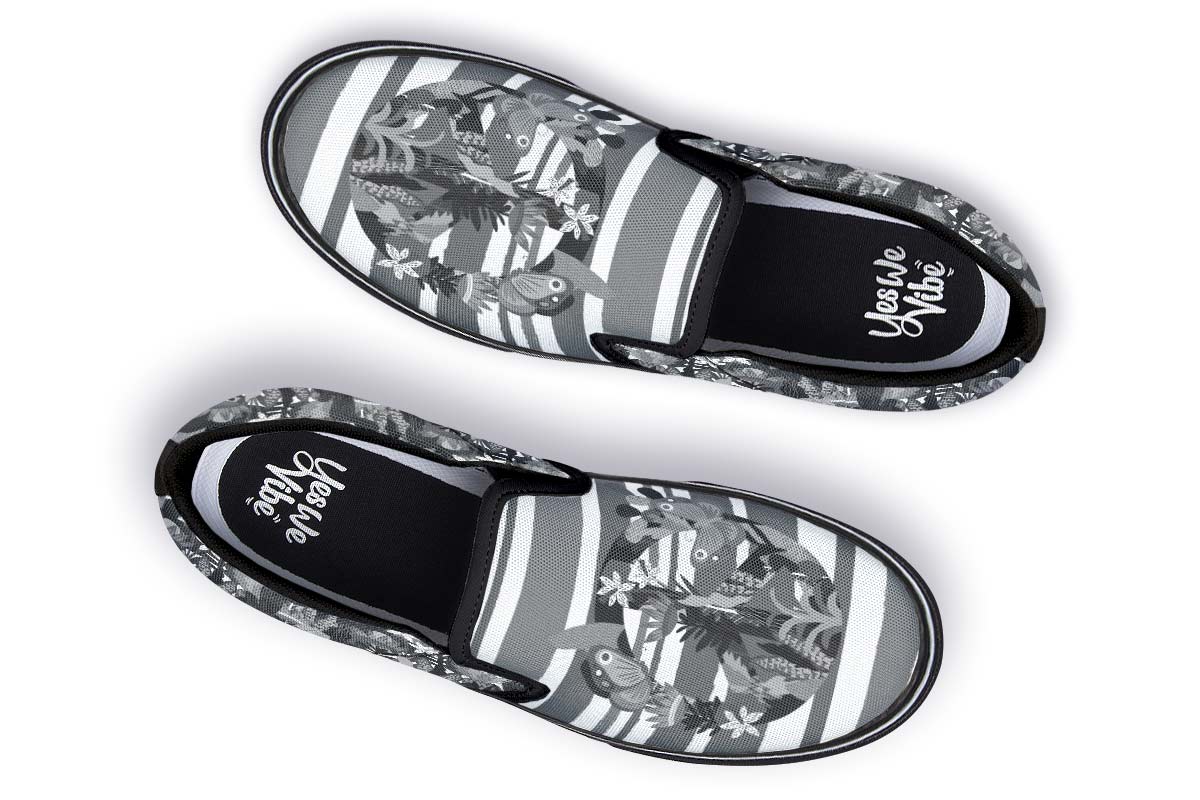 Flower Peace Butterfly Blackand White