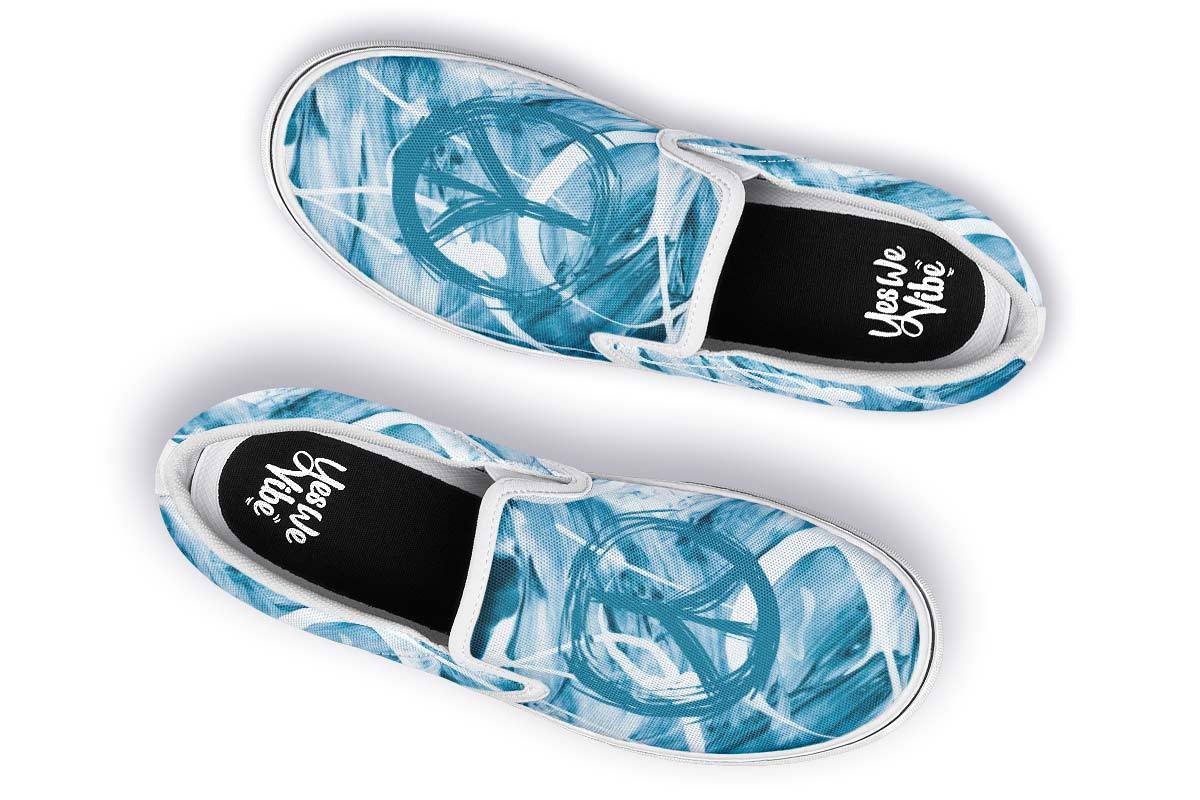 Paint Splash Blueand White