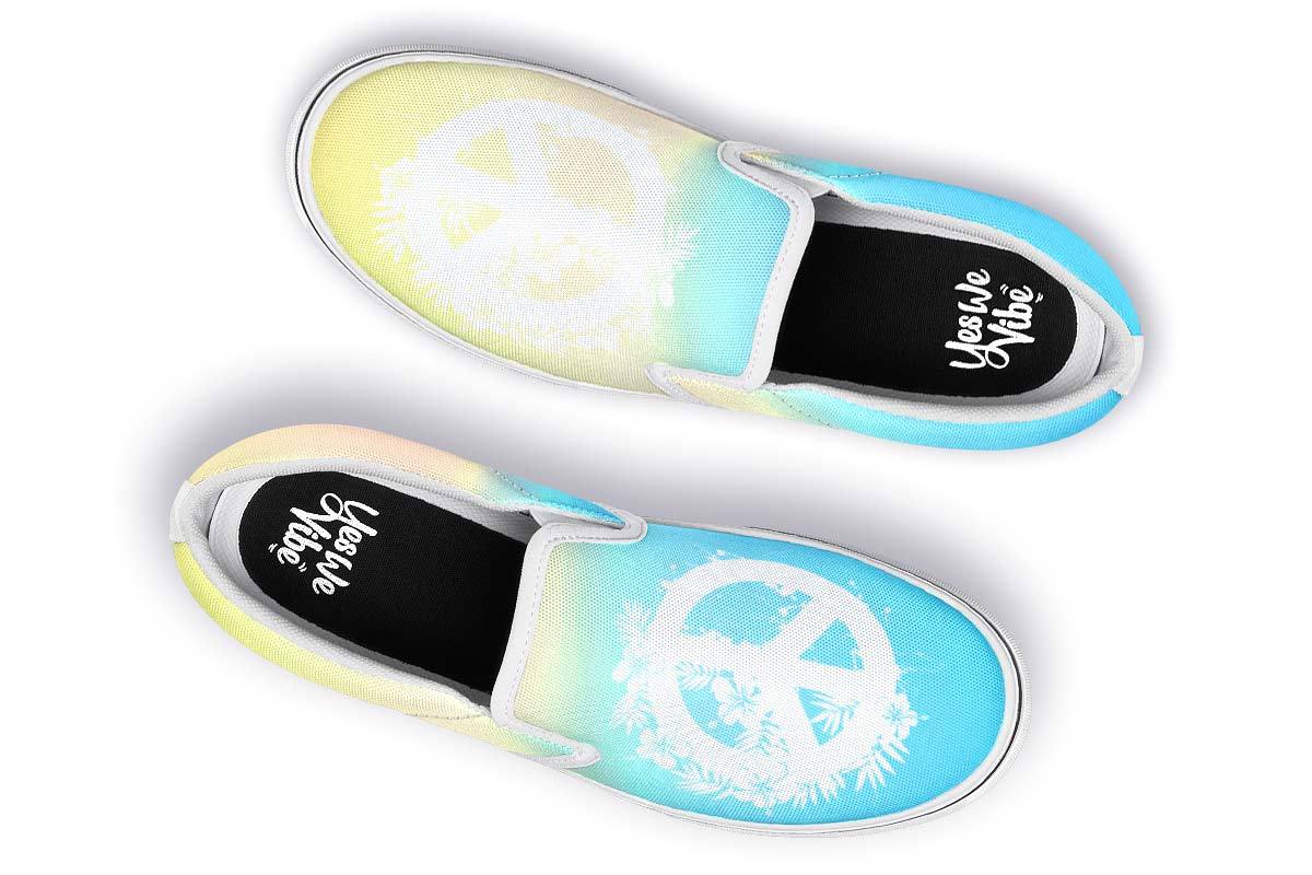 Peace Gradient Blue Yellow