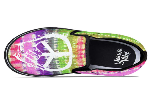 Tiedye Shaka Peace Green