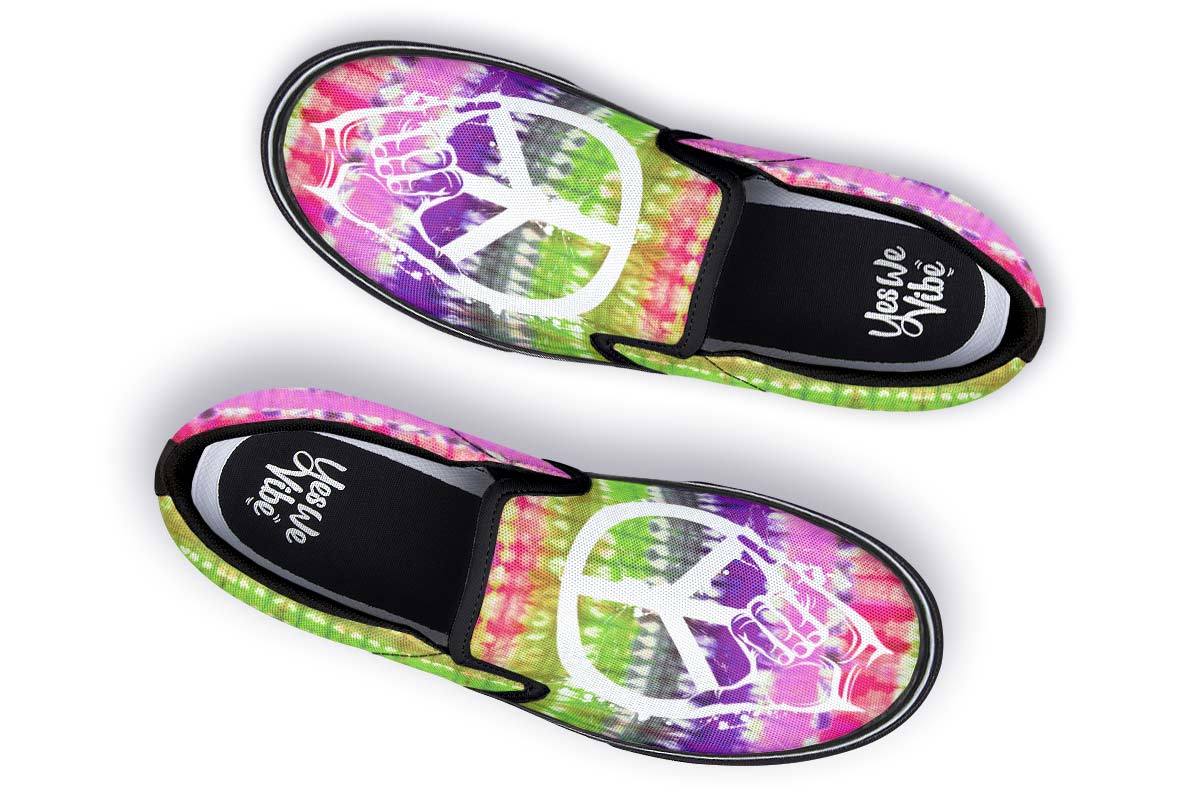 Tiedye Shaka Peace Green