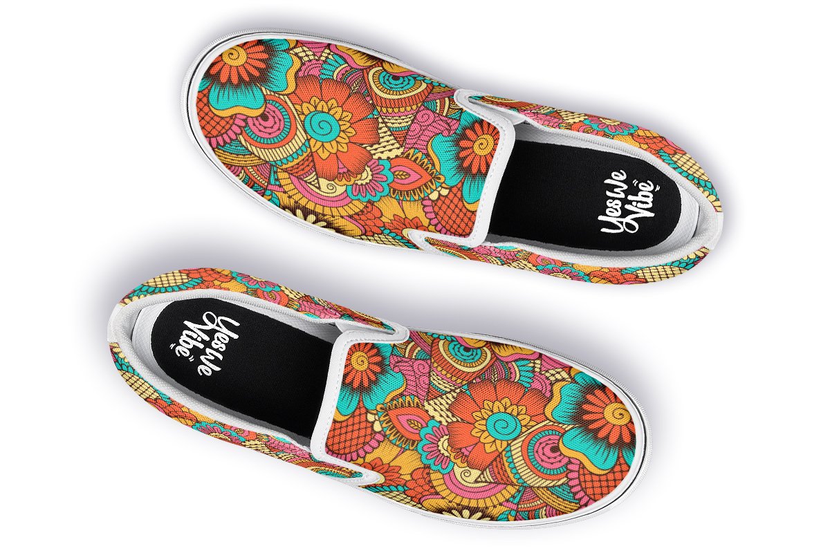 Cartoon Style Floral Pattern