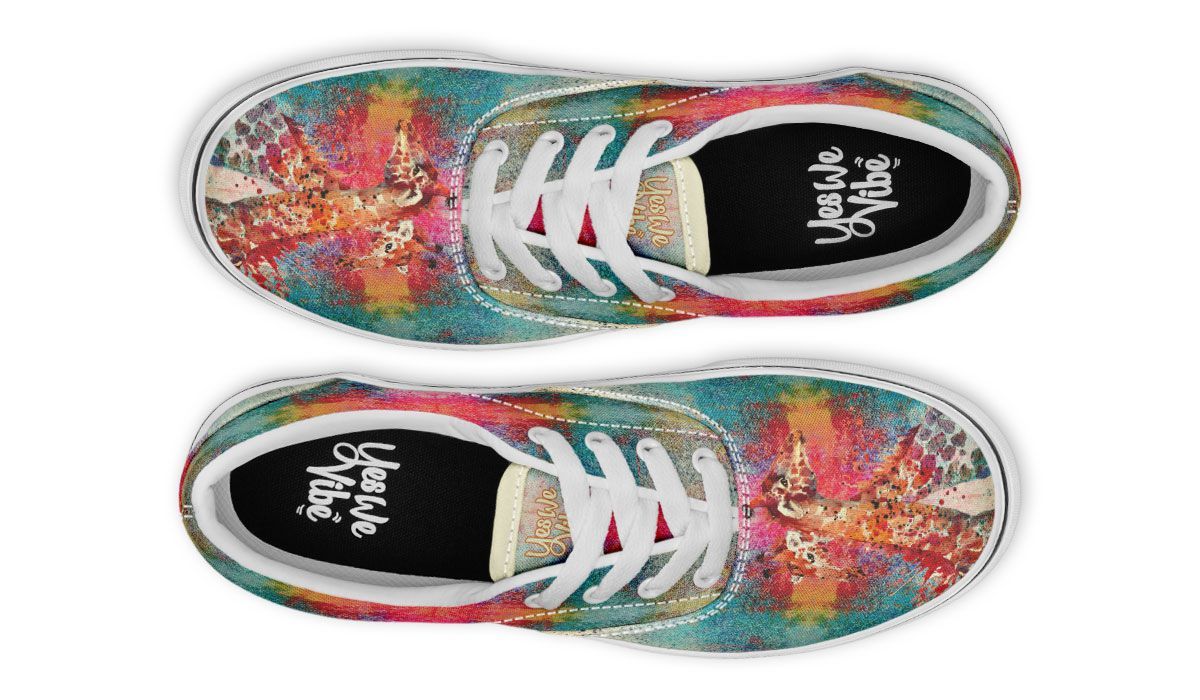 Colorful Paint Giraffes