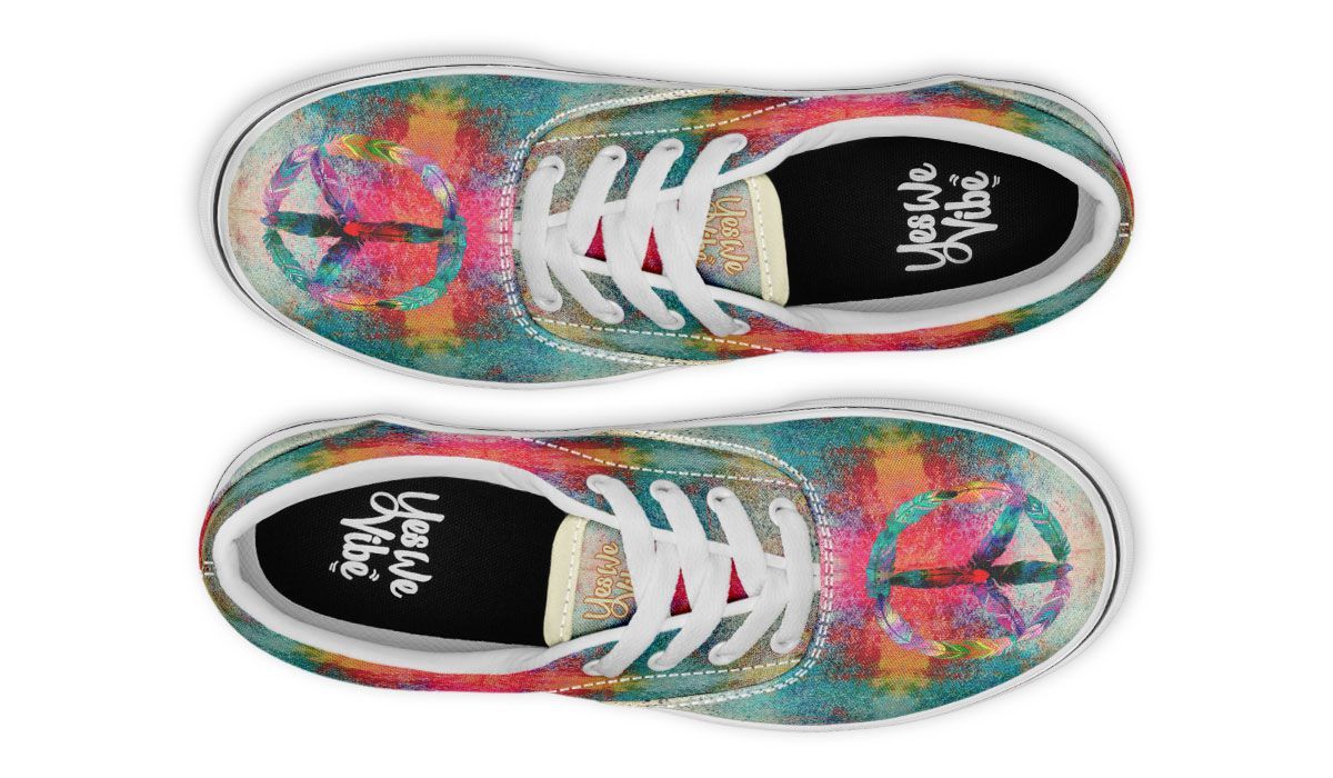 Colorful Paint Peace Feather