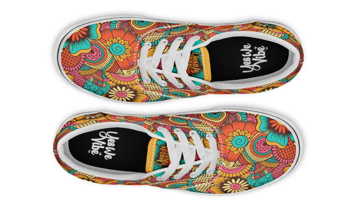 Cartoon Style Floral Pattern