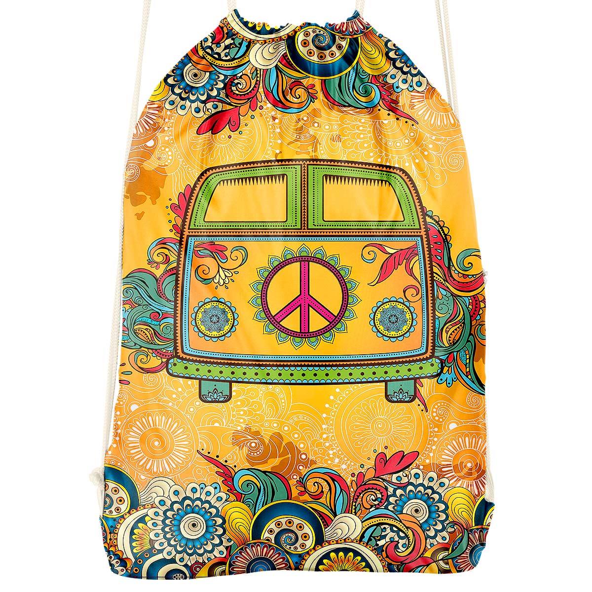 Colorful Hippie Van