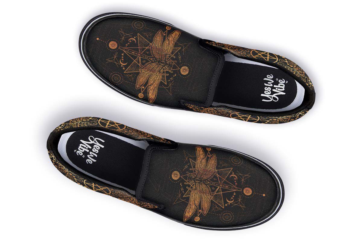 Golden Spiritual Dragonfly