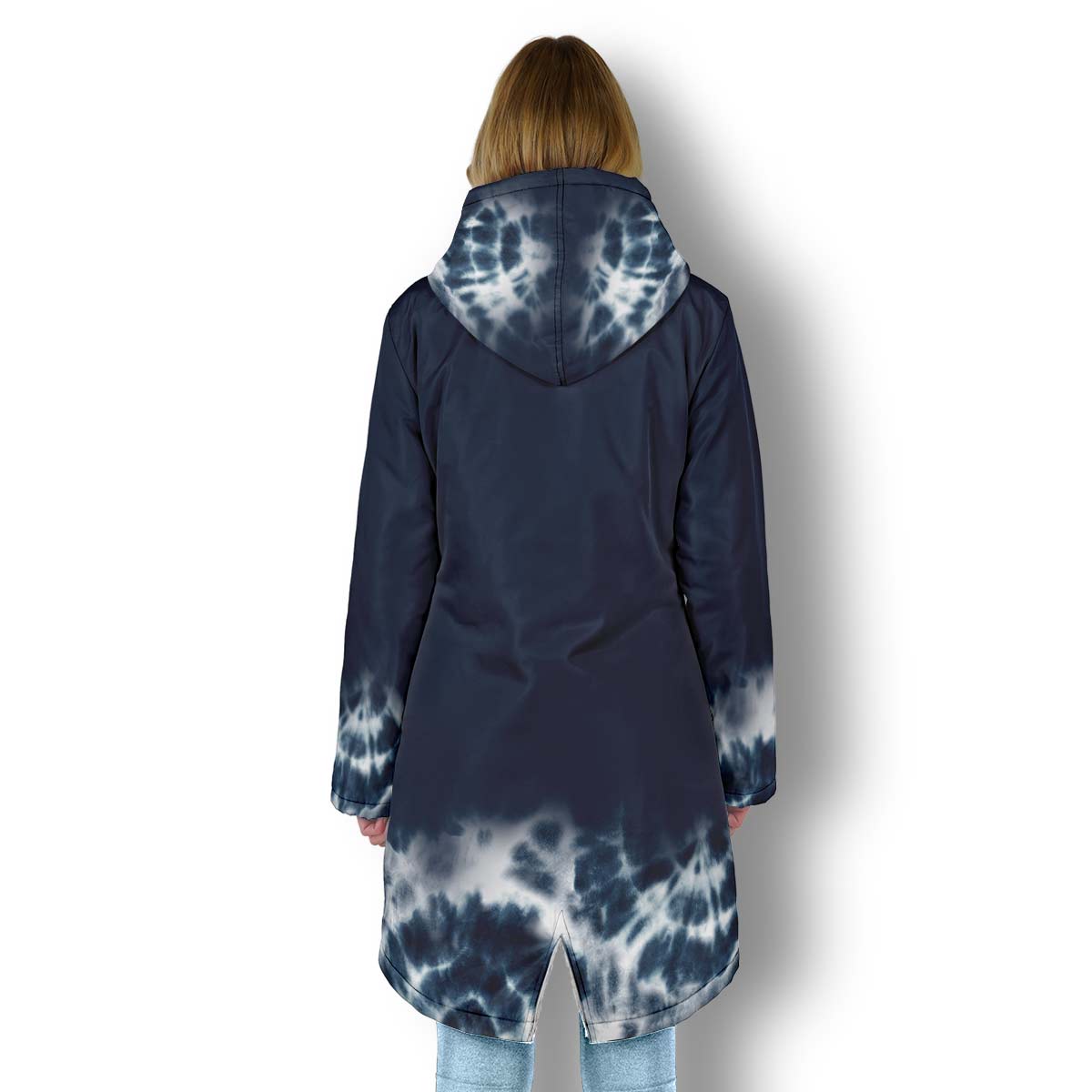 Tie Dye Navy Blue White