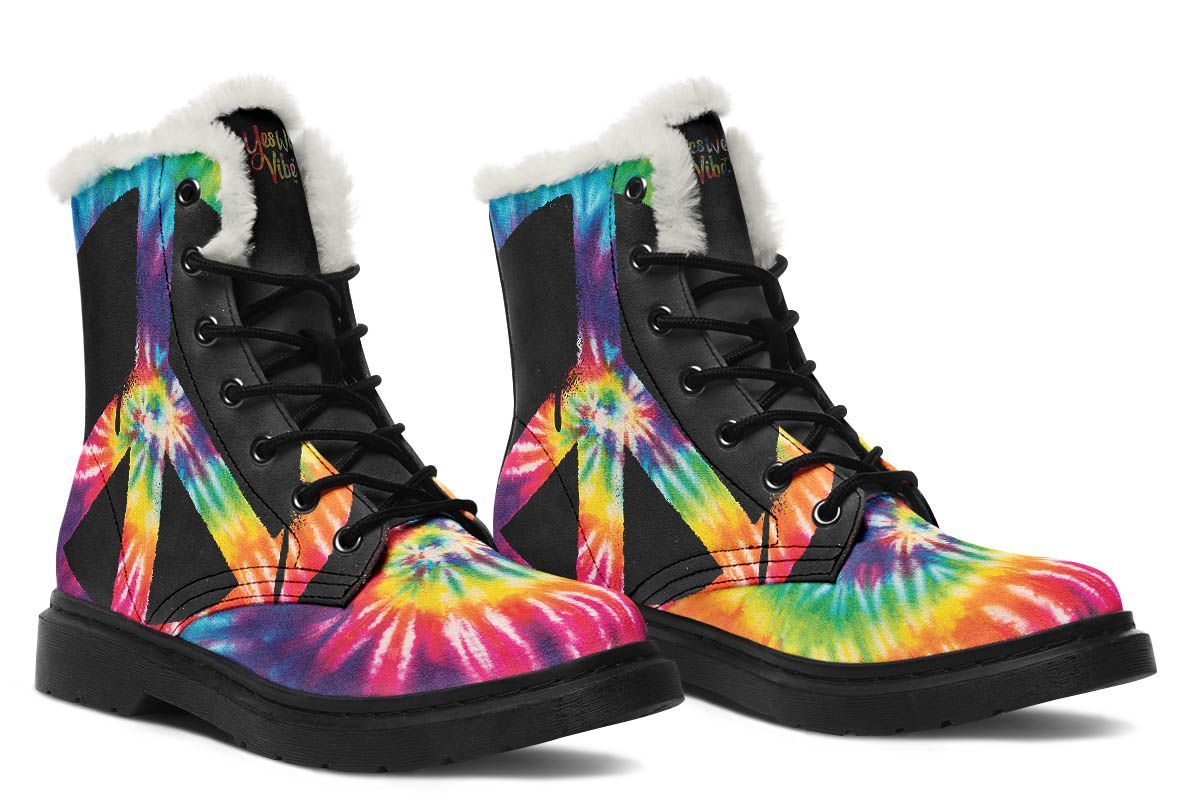 Peaceful Tie Dye Swirl Black