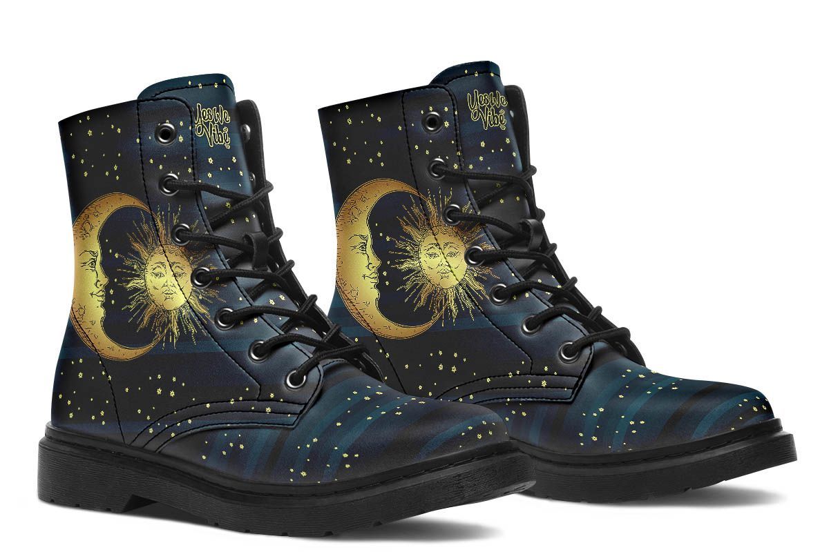 Sun And Moon With Dark Stripes