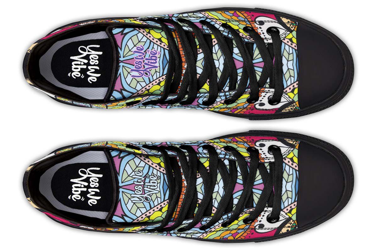 Mandala And Hamsa Hand Red