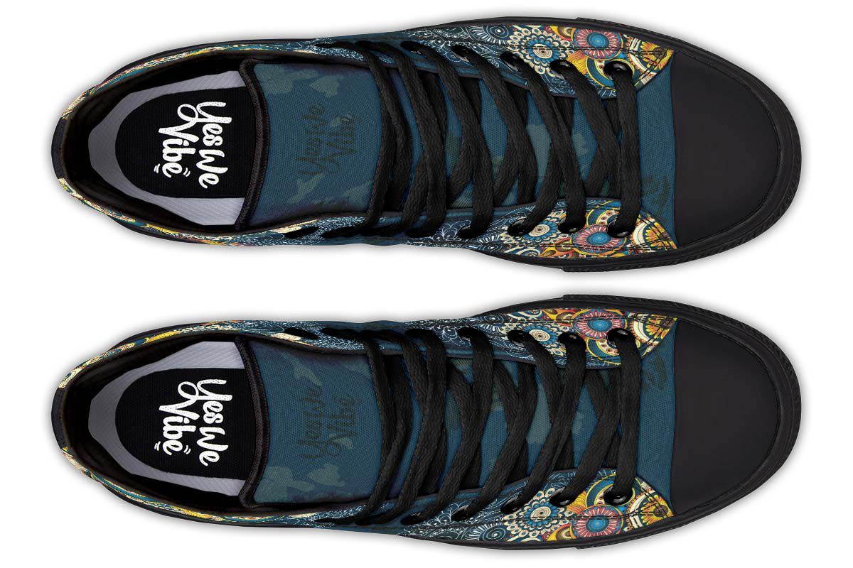 Peace And Mandala Feathers