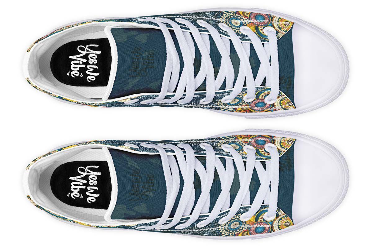 Peace And Mandala Feathers